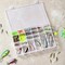 2 Pck 36 Grids Clear Plastic Organizer Box with Adjustable Dividers, Small Craft Organizers and Storage, Compartment Container for Bead, Nail, Jewelry, Art, DIY Crafts, Fishing Tackle, Small Items